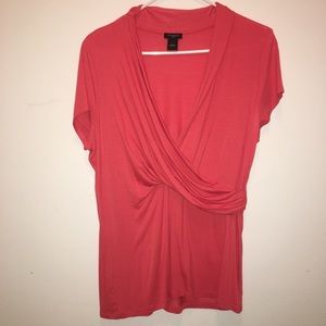 ANN TAYLOR Coral Blouse